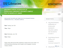Tablet Screenshot of eulibraryblog.com